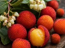 Erdbeerbaumfrucht